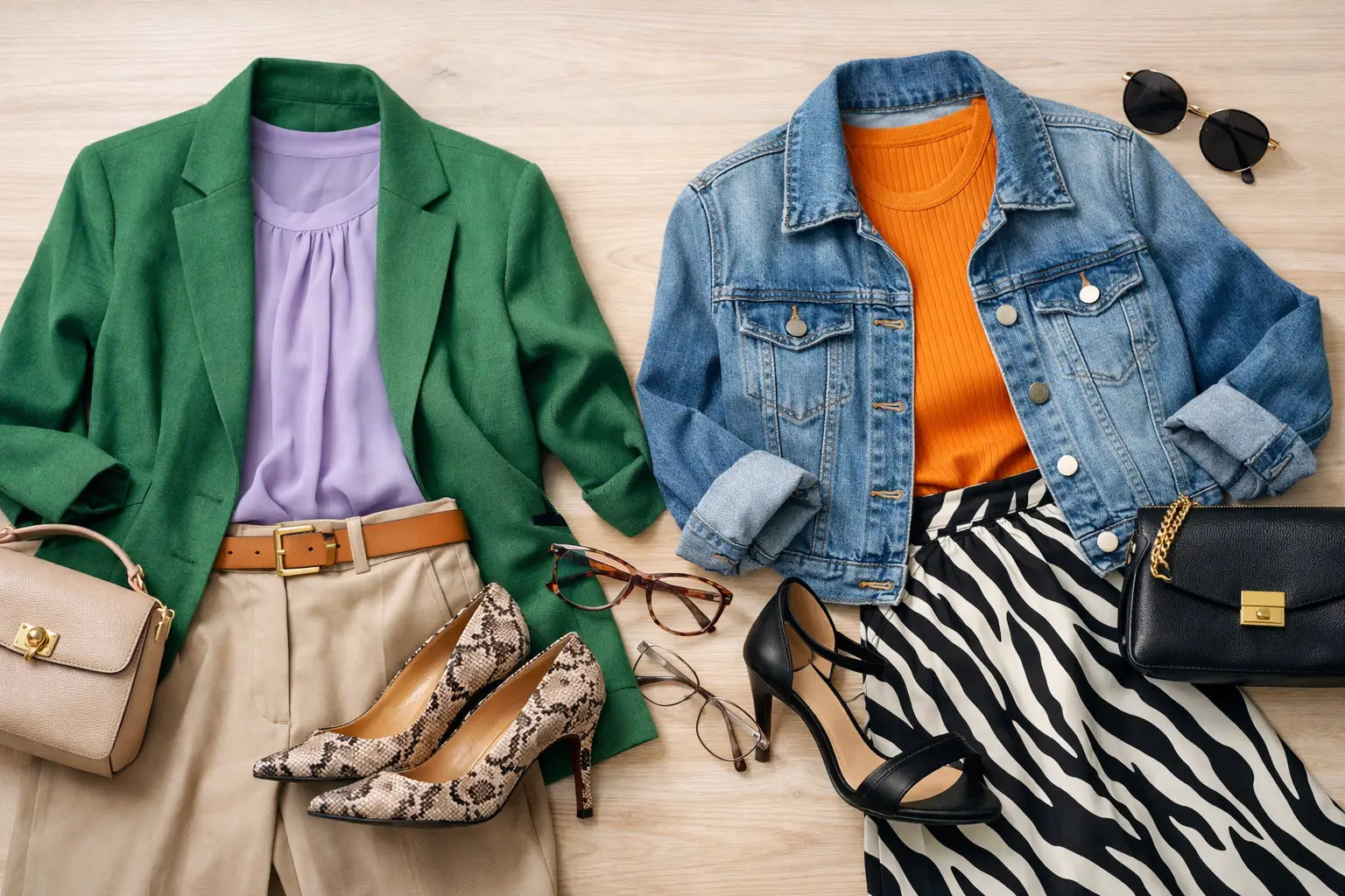 Mix and match: como misturar cores e modelos
