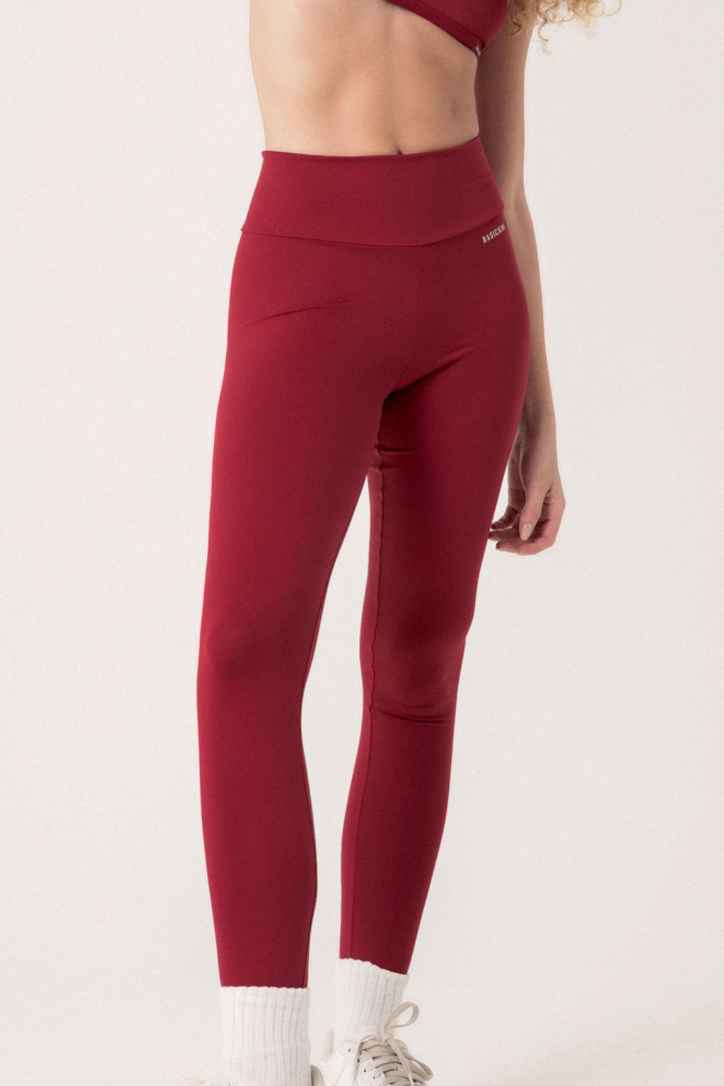 Calça Legging Basickini Vermelho Ameixa