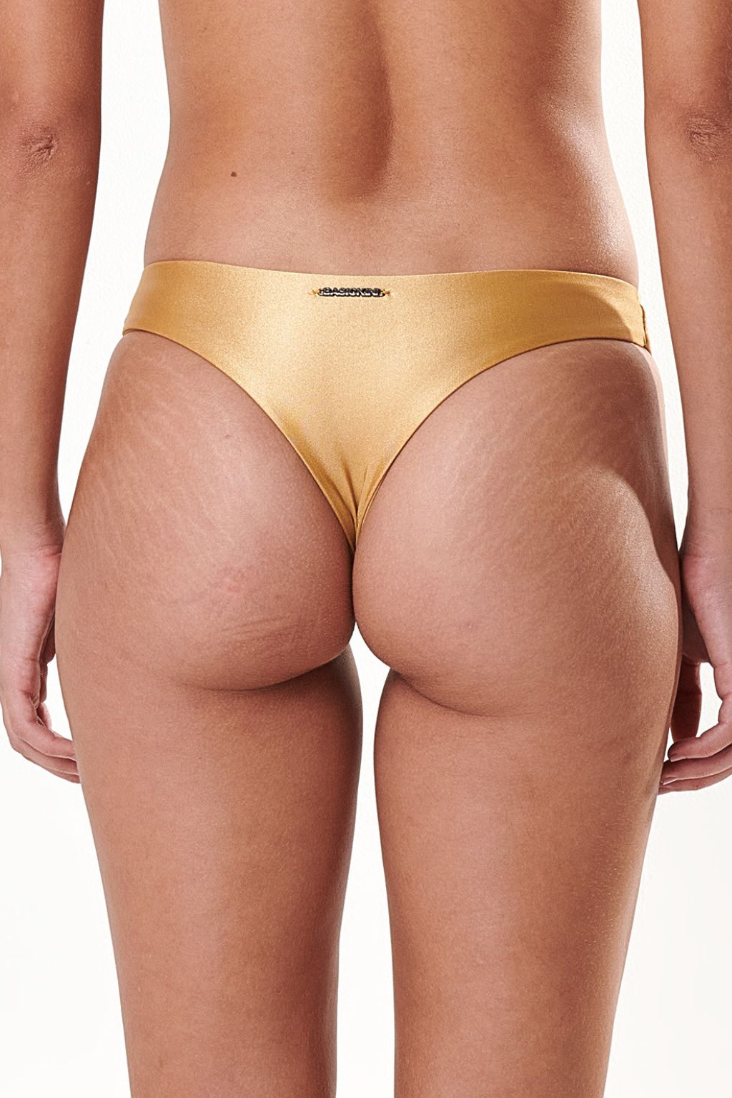 Calcinha de Biquíni Faixa Dourado