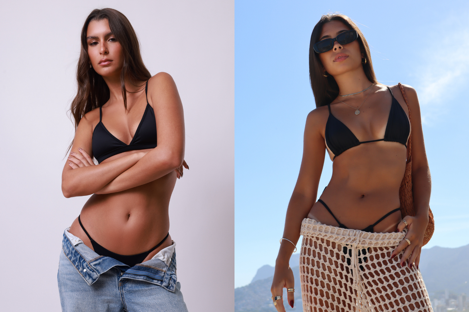 9 looks com biquíni preto básico para usar mais