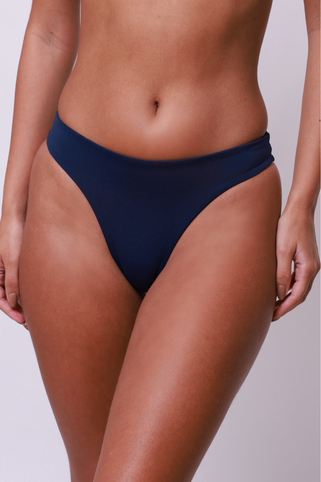 Conjunto de Biquíni Faixa Azul Marinho