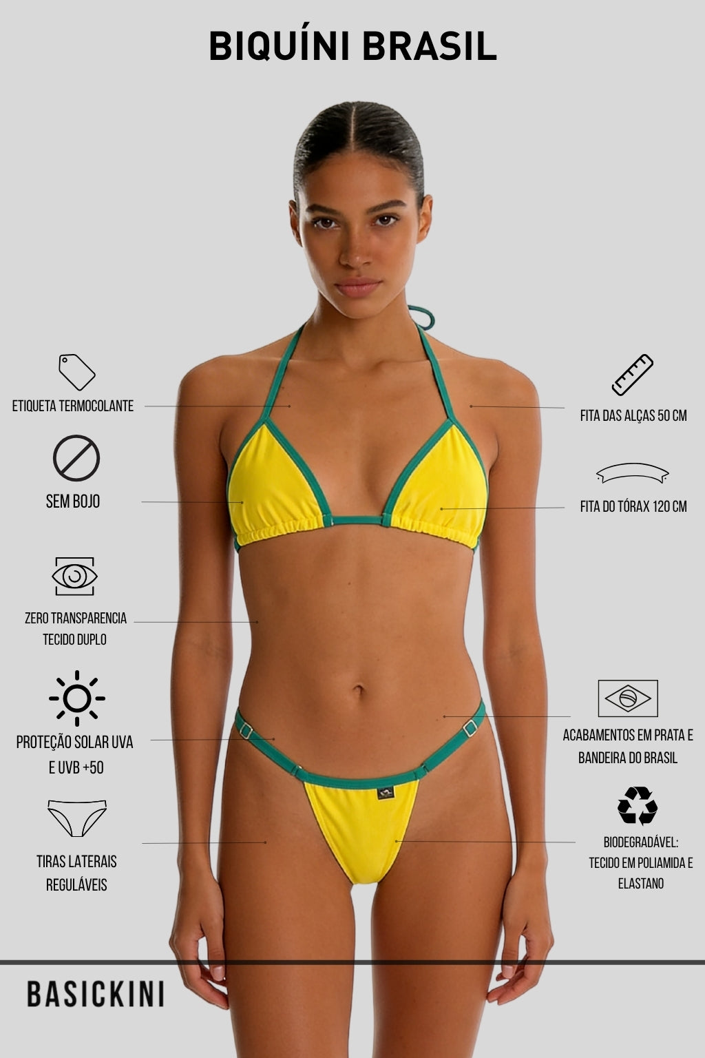 Conjunto de Biquíni Copa Brasil