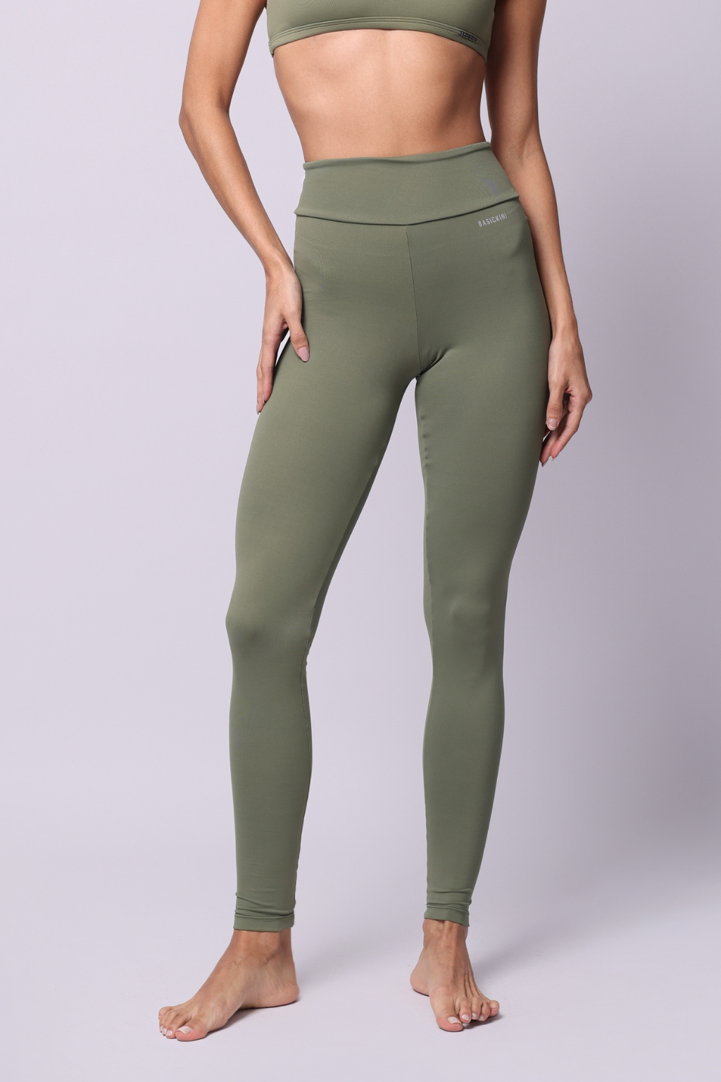 Calça Legging Basickini Verde Oliva